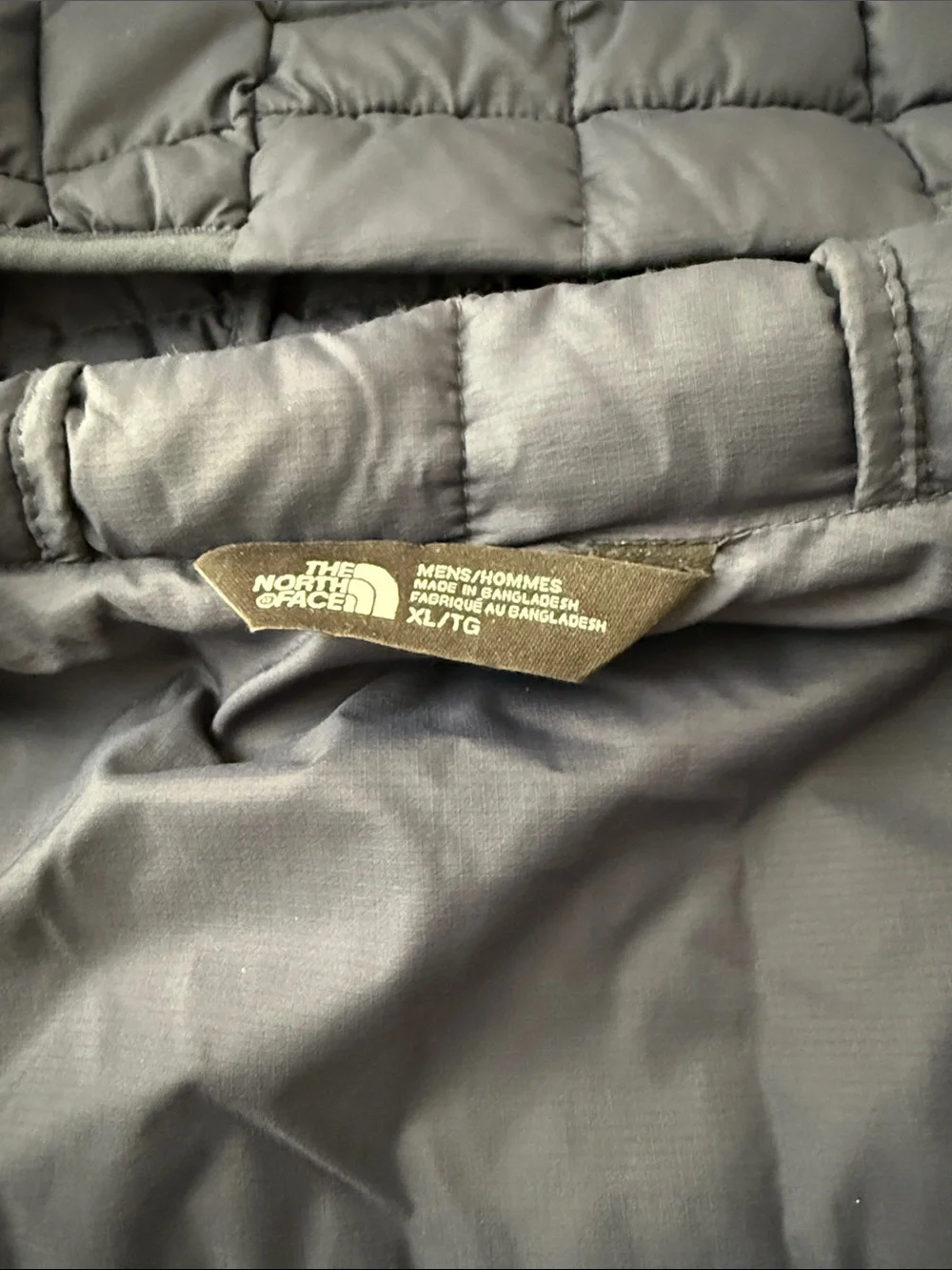 The North Face Dark Navy Quilted Hooded Puffer